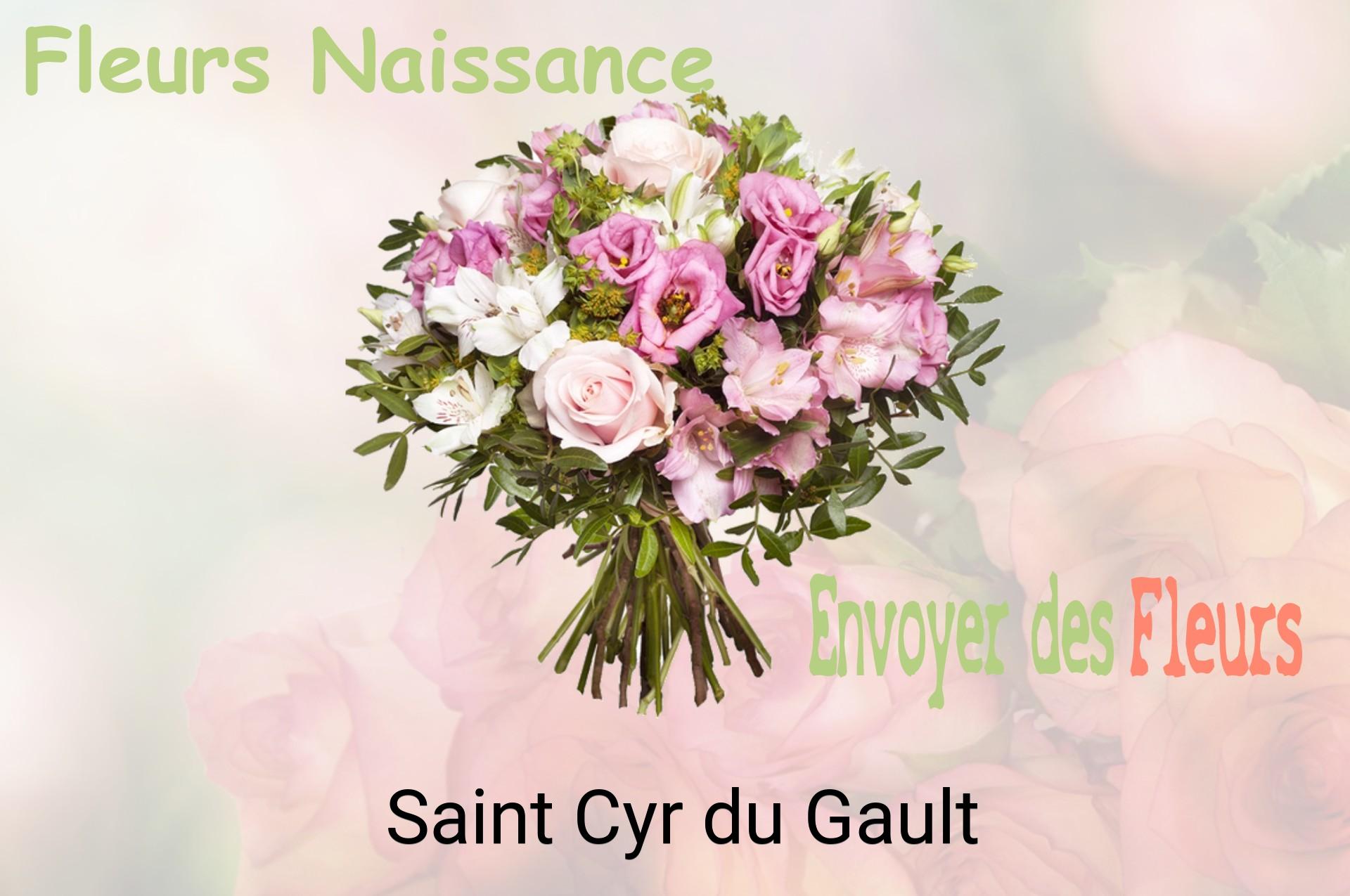 Bouquet de fleurs de naissance livré à Saint-Cyr-du-Gault
